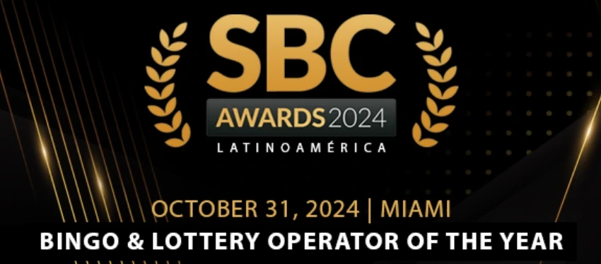 A Lottofy ganha o Prêmio SBC Latinoamerica! Bingo & Operador de Loteria do Ano